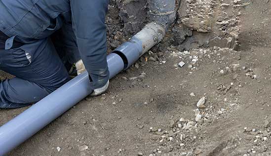 Travaux d’assainissement